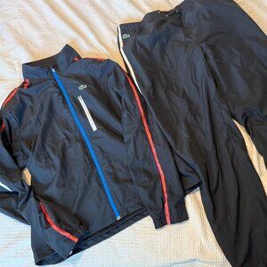 Lacoste men black tracksuit train size 7/192